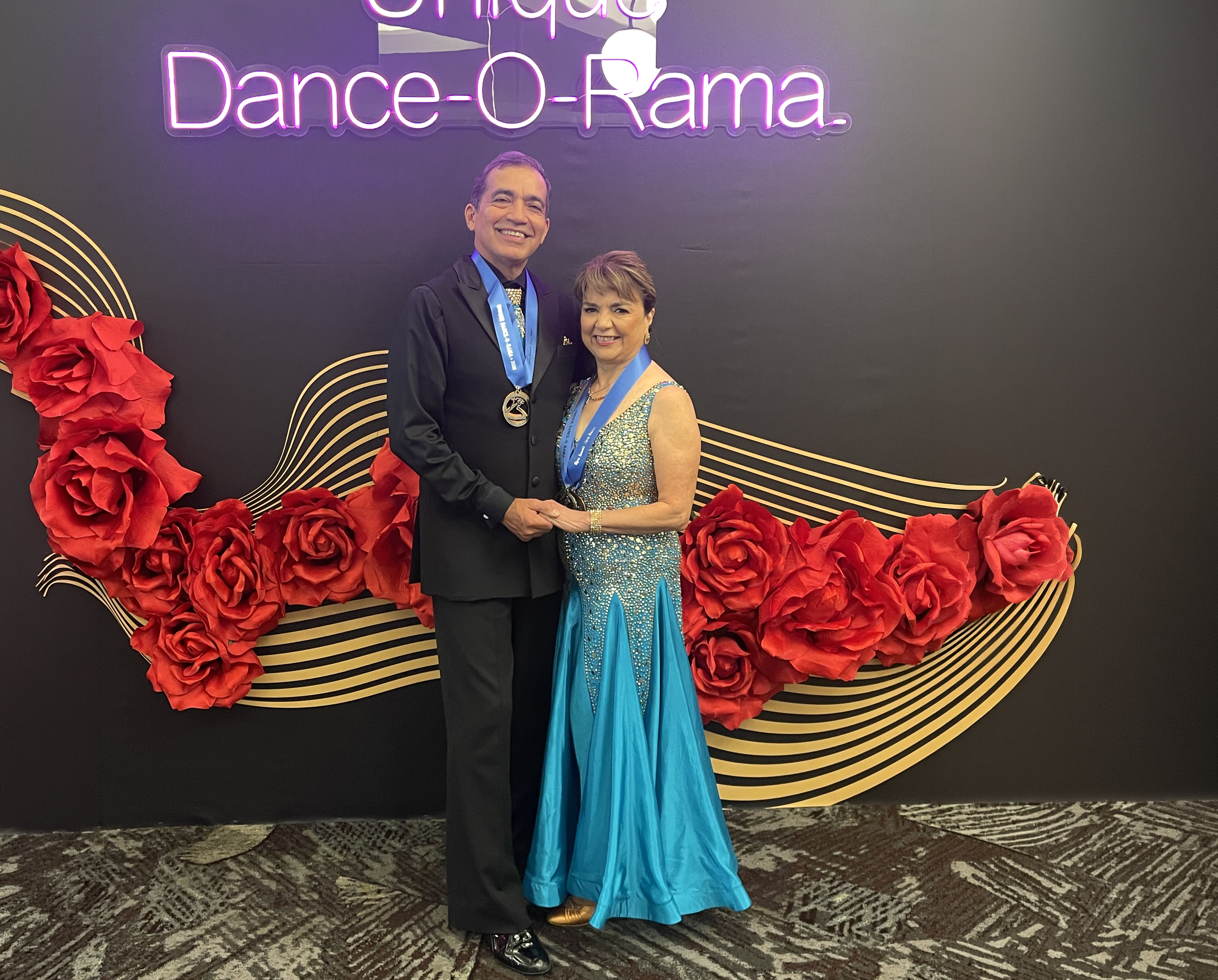 Singles and couples having fun at Arthur Murray Cypress studio